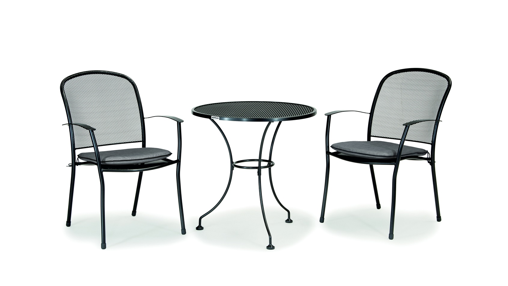 Kettler Caredo Tea for 2 Set with Slate Cushions