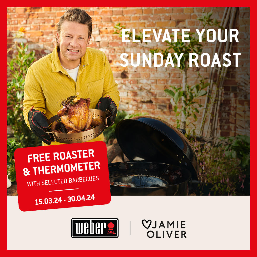 WEBER FREE Roaster and Thermometer offer